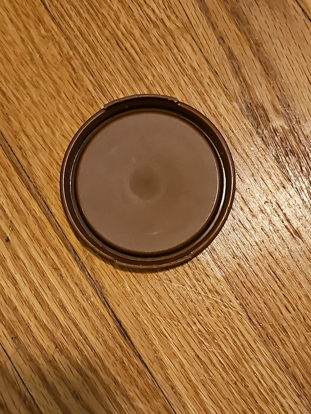 Vintage Tupperware Modular Mates 3.5" Round #1607-3 Brown Replacement Lid