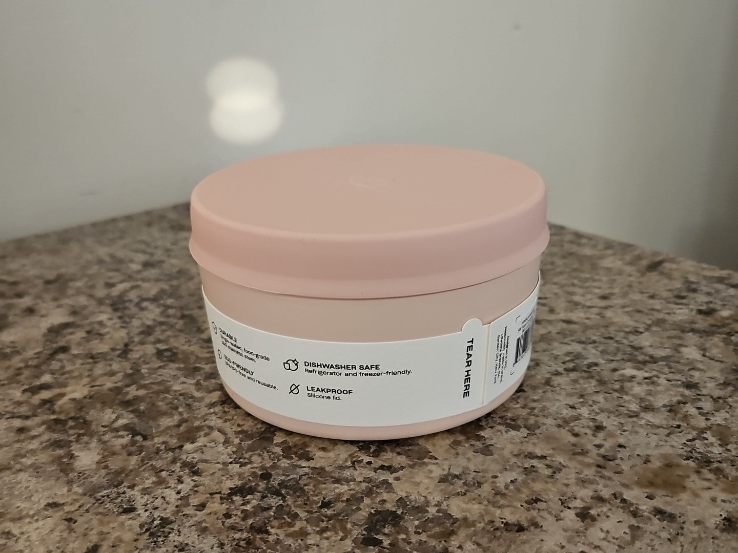 NWT S'well Stainless Steel 16oz Food Canister Pink Himalayan Salt Swell