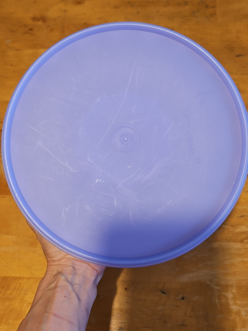 Vintage Tupperware Lavender & Purple #1202 Jel-Ring Jello Mold 3 Piece Set EUC