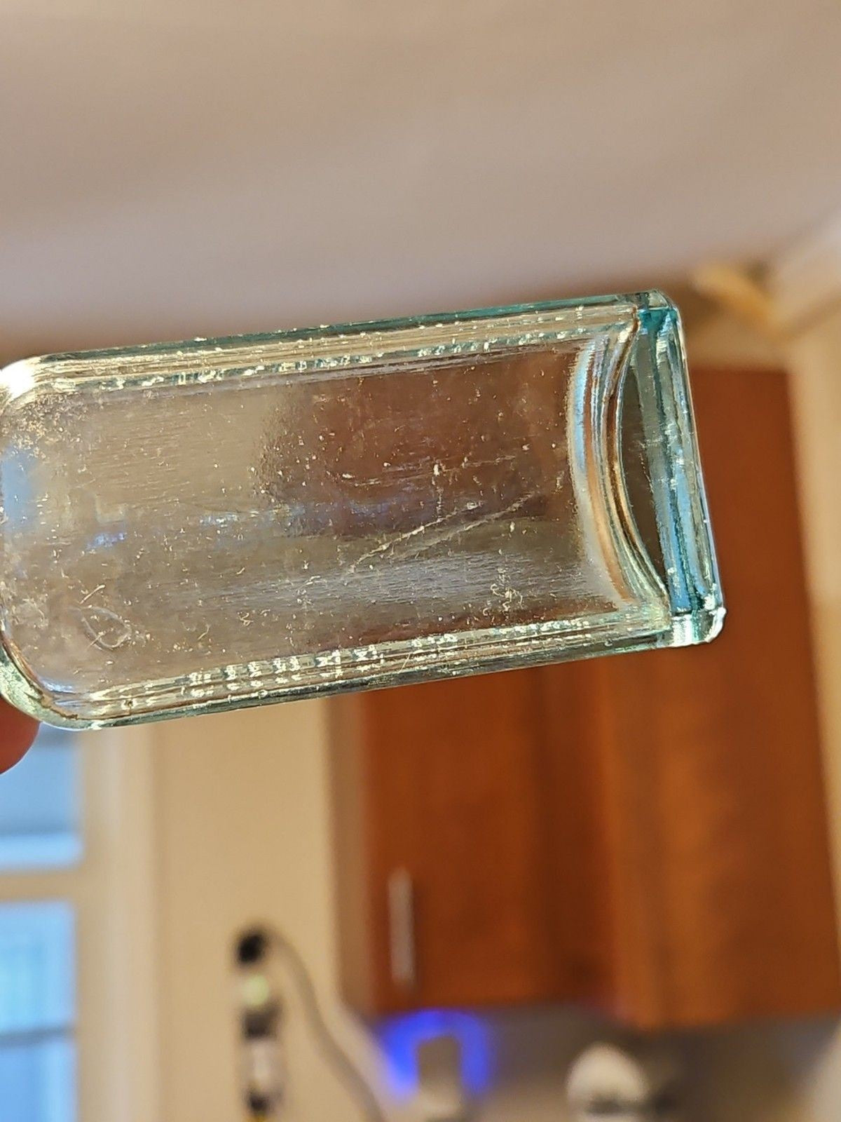 Set Of 3 Sec Gen 1900's Antique Three In One 3 in 1 Oil Co Blown Glass Bottles