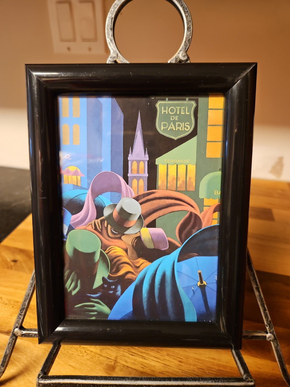 Claude Theberge Vintage Framed Mini Prints Set of 8 Umbrella Surrealist Gallery