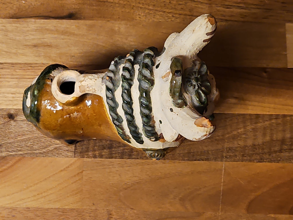 Vintage Peruvian Torito de Pucara Ceramic Bull Pottery Folk Art Figurine 6”