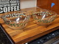 Lot Of 2 Arc France Christmas “ Holly Berry” Serving Bowls 9” 22k gold trim