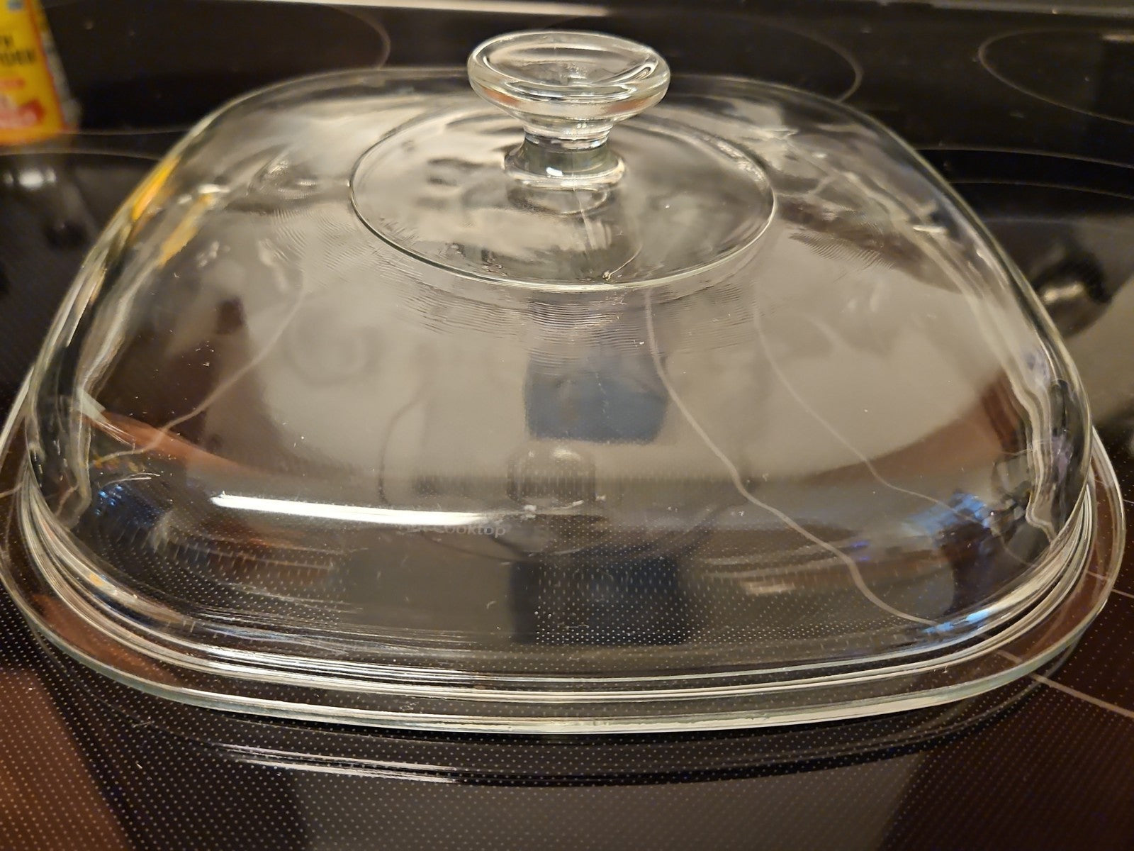 Vintage Pyrex Dome Glass Lid A-12-C for Corning Ware 10" x 10" Square Casserole
