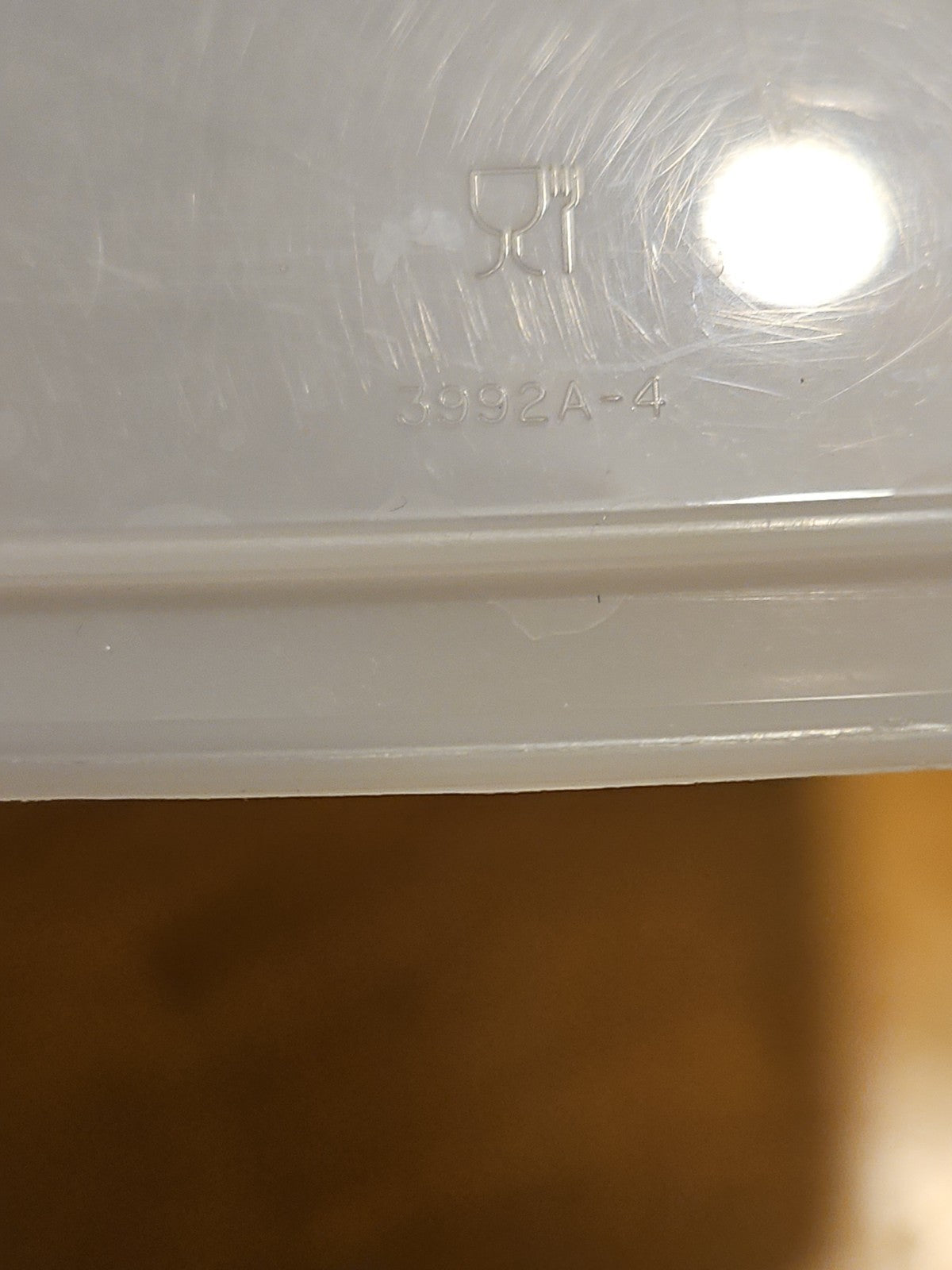 Tupperware Replacement Seal 9" by 6" Sheer Fridgesmart #3992A Lid Only