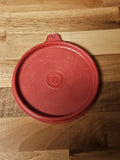 Vintage Tupperware 215 Round A Tab Replacement Seal Lid Red