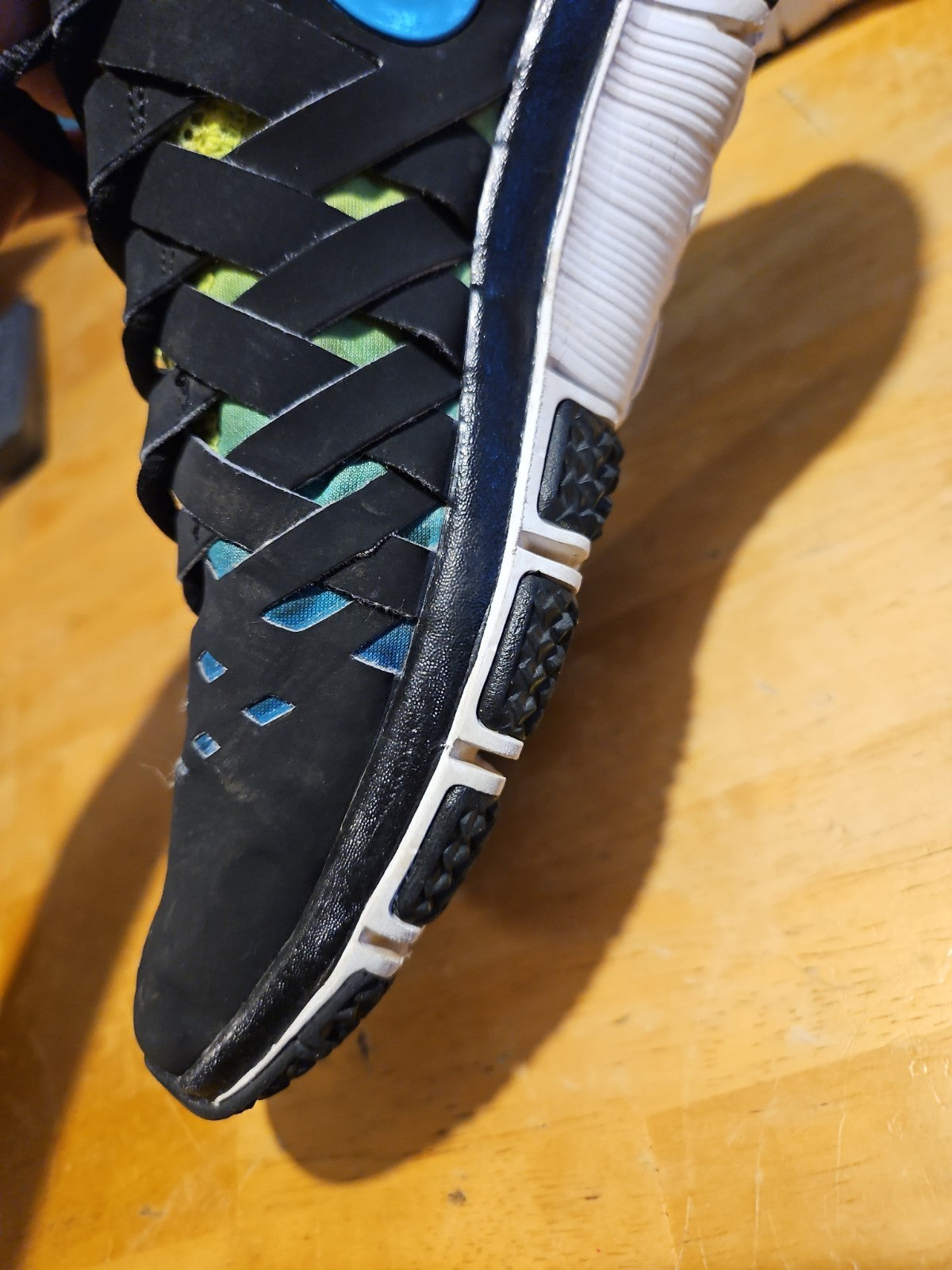 Nike Free Trainer 5.0 NRG Volt Black Current Blue 579813-704 Mens Size 10