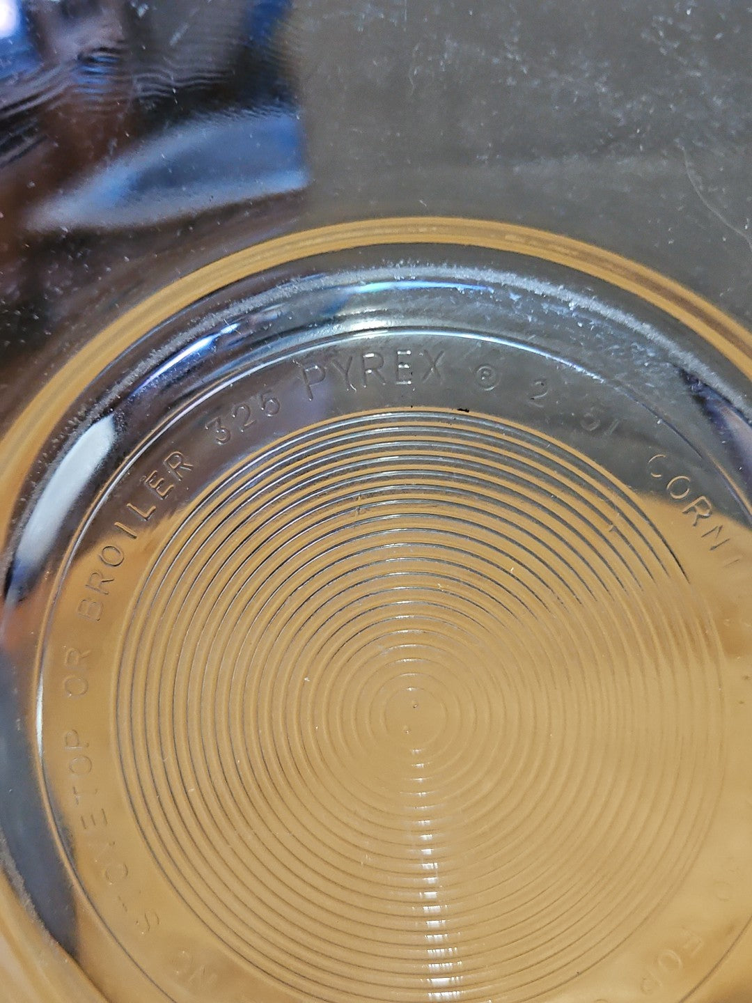 Set of 3 Vintage Pyrex Clear Glass Nesting Mixing Bowls 322 323 325