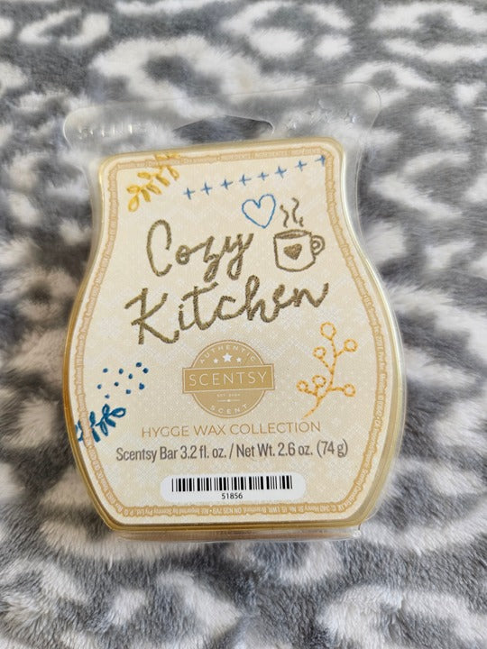 Scentsy 3.2 oz Wax Melts 8-Bar Pack Cozy Kitchen - New