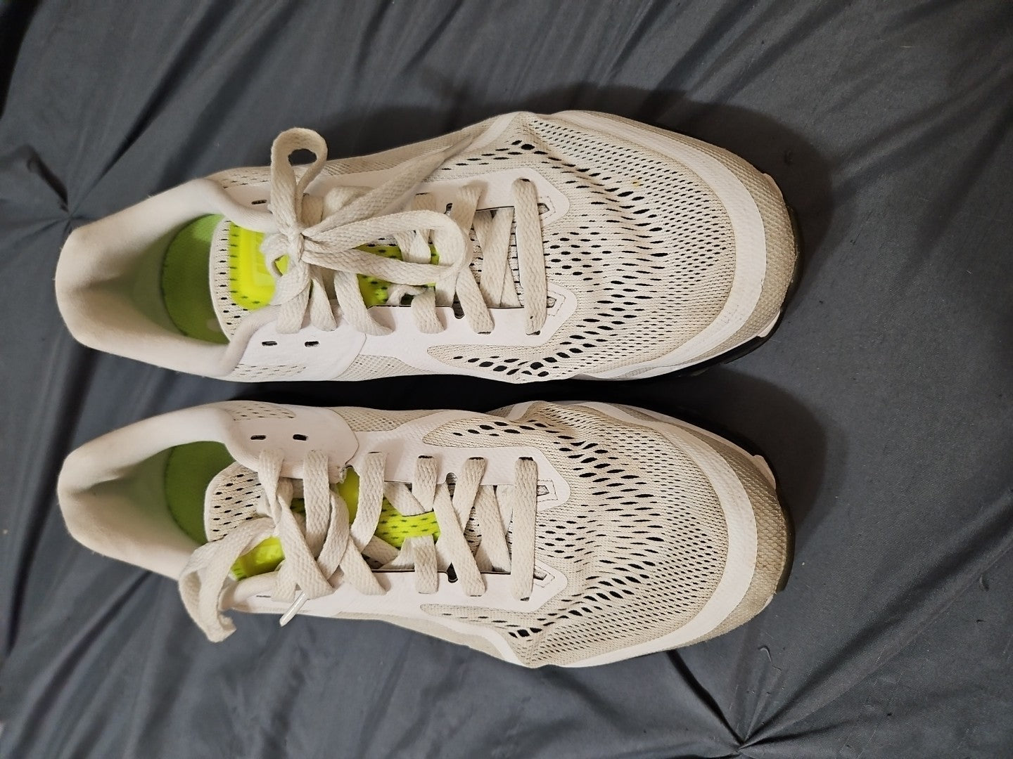 Nike Men's Air Max Neutral Ride 2013 White Black Running Shoes 621077 Sz 10.5