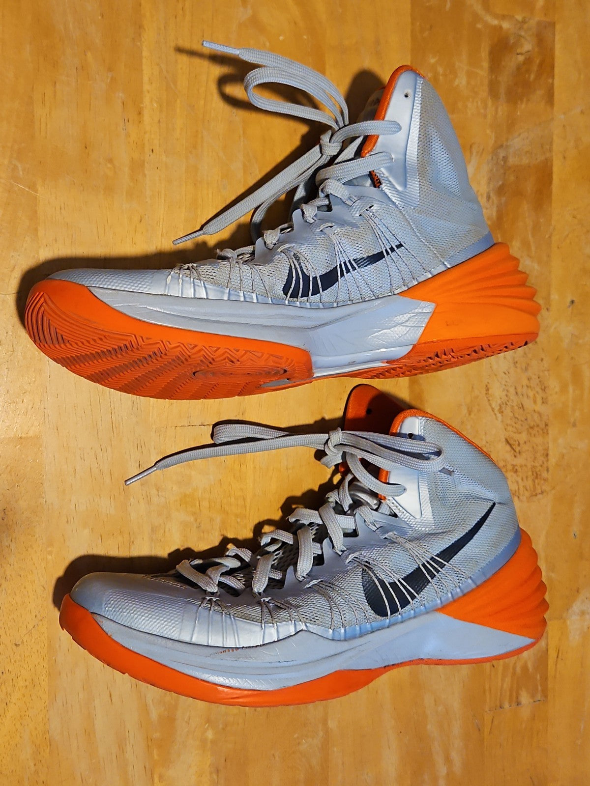 Nike Hyperdunk 2013 Light Armory Blue Team Orange 599537-400 Men Size 10