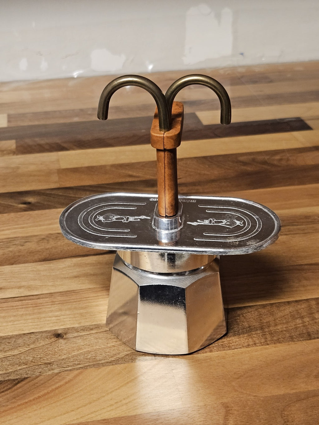 Vintage Bialetti Mini Express 2 Cup Stovetop Espresso Maker EUC