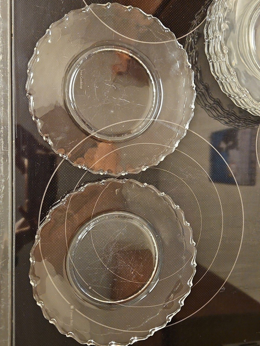 Vintage Fostoria Glass Century Salad Plate Luncheon Plate Clear 8 1/2" D
