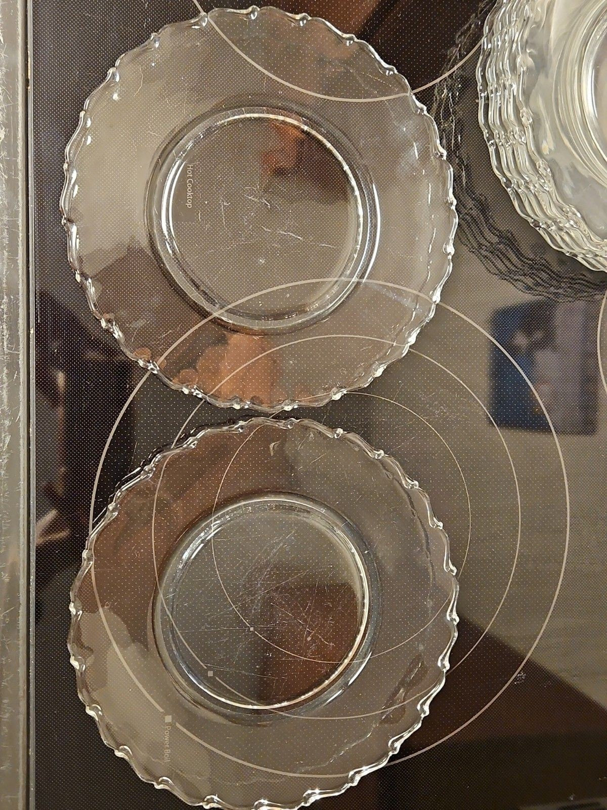 Vintage Fostoria Glass Century Salad Plate Luncheon Plate Clear 8 1/2" D