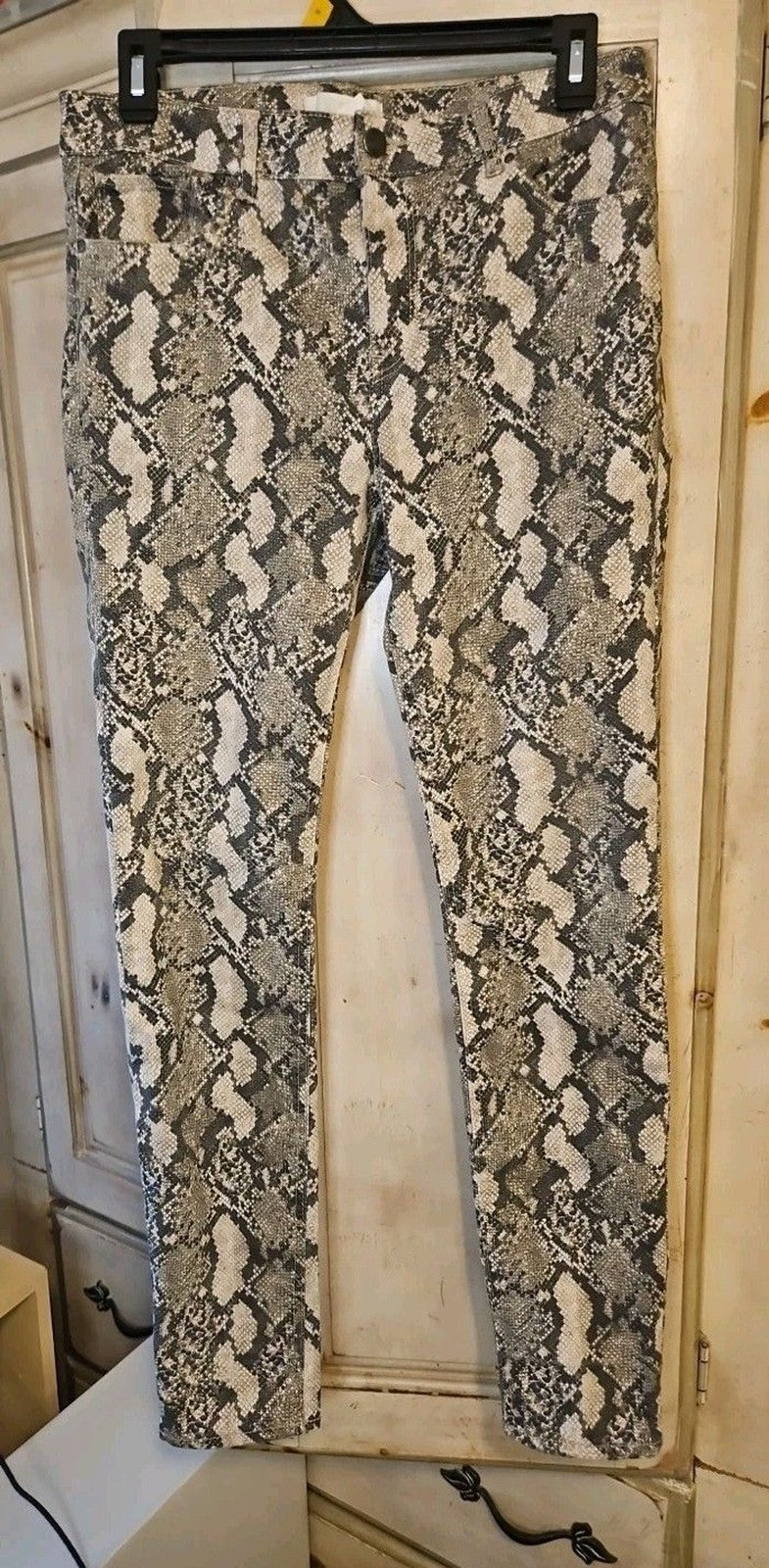 Women's H&M Snake Skin Jeans Size 8 Pants