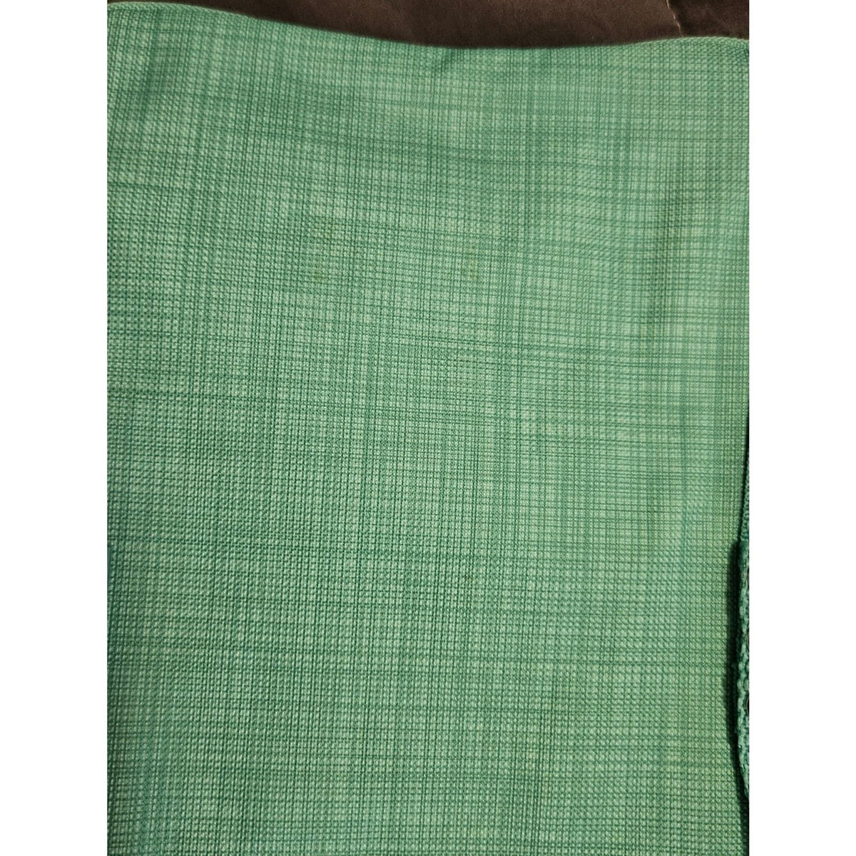 Thirty-One Pocket-A-Tote Teal Cross Hatch Organizer Snap on Zipper Pocket