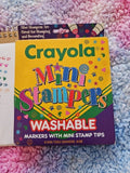 Pack Of 8 Crayola Mini Stampers Vintage 1994 Binney & Smith READ