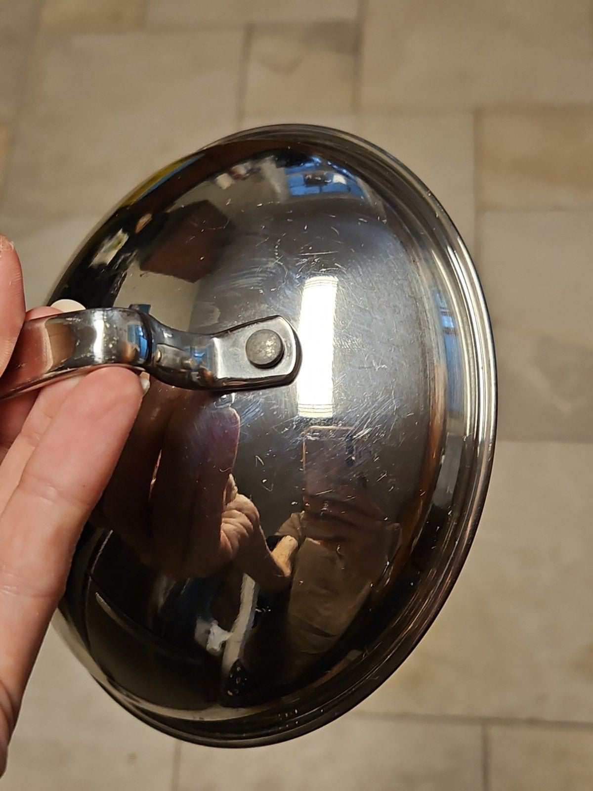 Belgique Classique 5.75" Stainless Steel Dome Replacement Lid Only