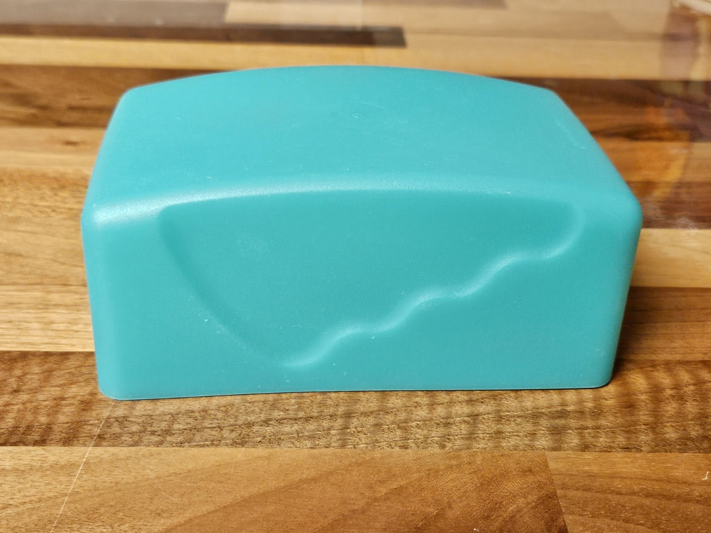 Tupperware Impressions Large Butter Dish 1-Pound #3392A Teal Replacment Lid Only