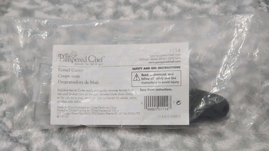NIP Pampered Chef #1114 Corn Kernel Cutter
