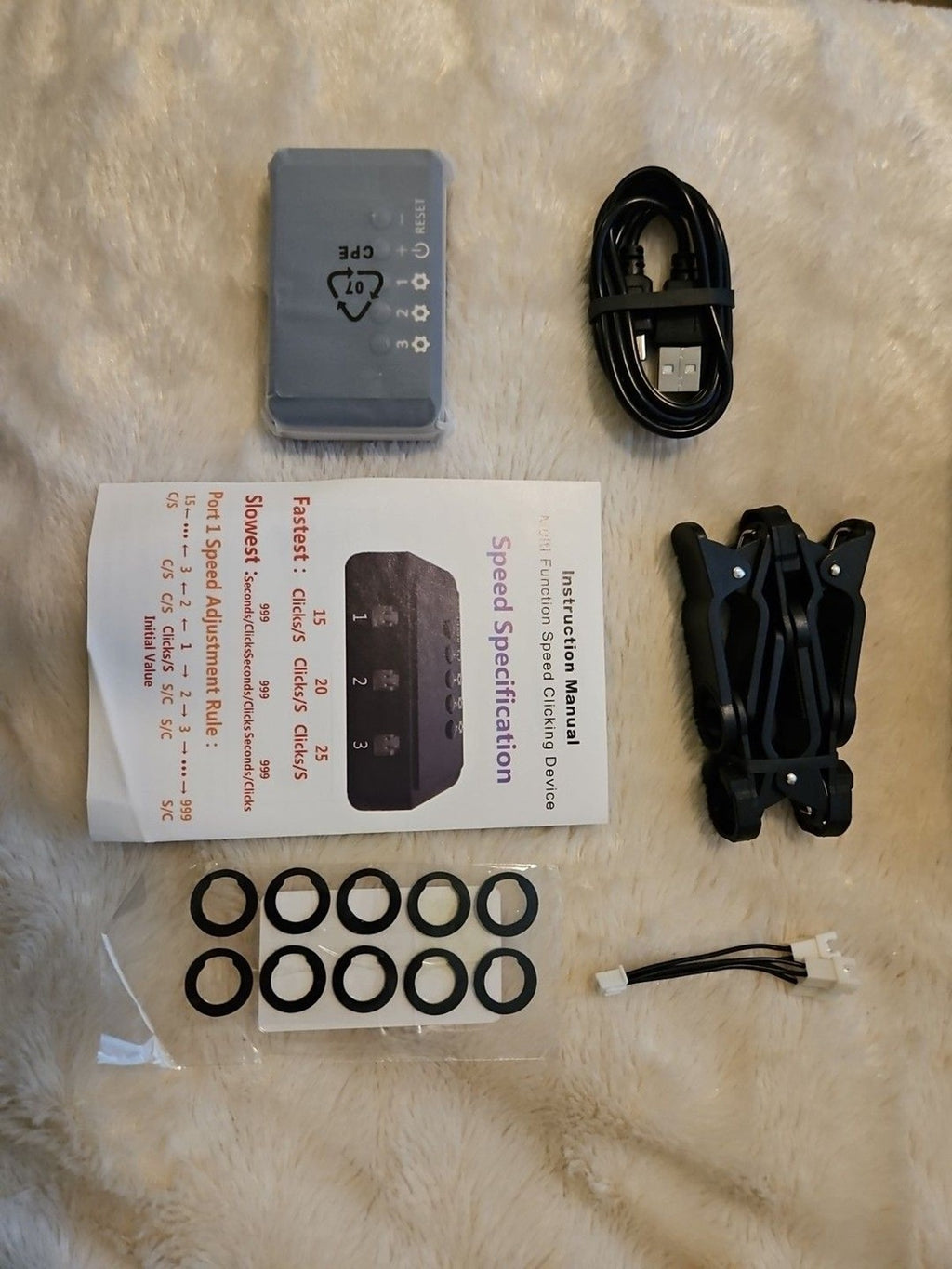 Pankia Go Auto Clicker Device For Phone Adjustable Speed Simulated Fingertap NIB