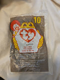 Vintage 1998 (Rare '93 Tag Error) Ty McDonald's Teenie Beanie Baby #10 Zip