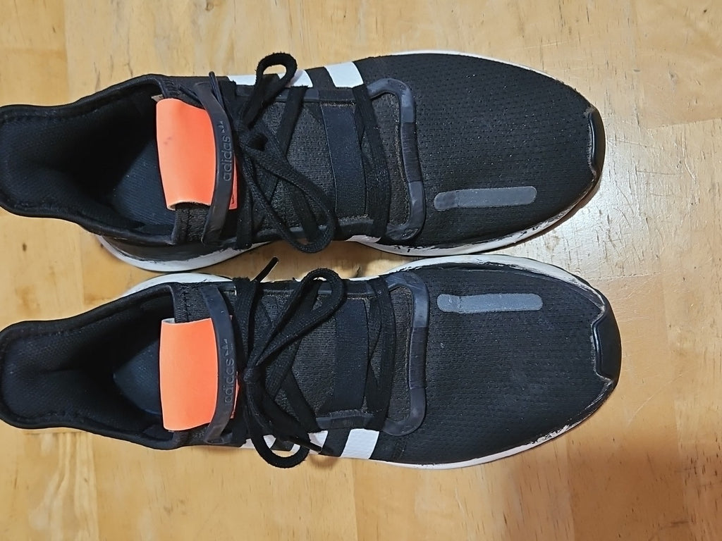 Adidas U Path Run Casual Sneakers From Finish Line Mens Size 10.5 Black & Orange