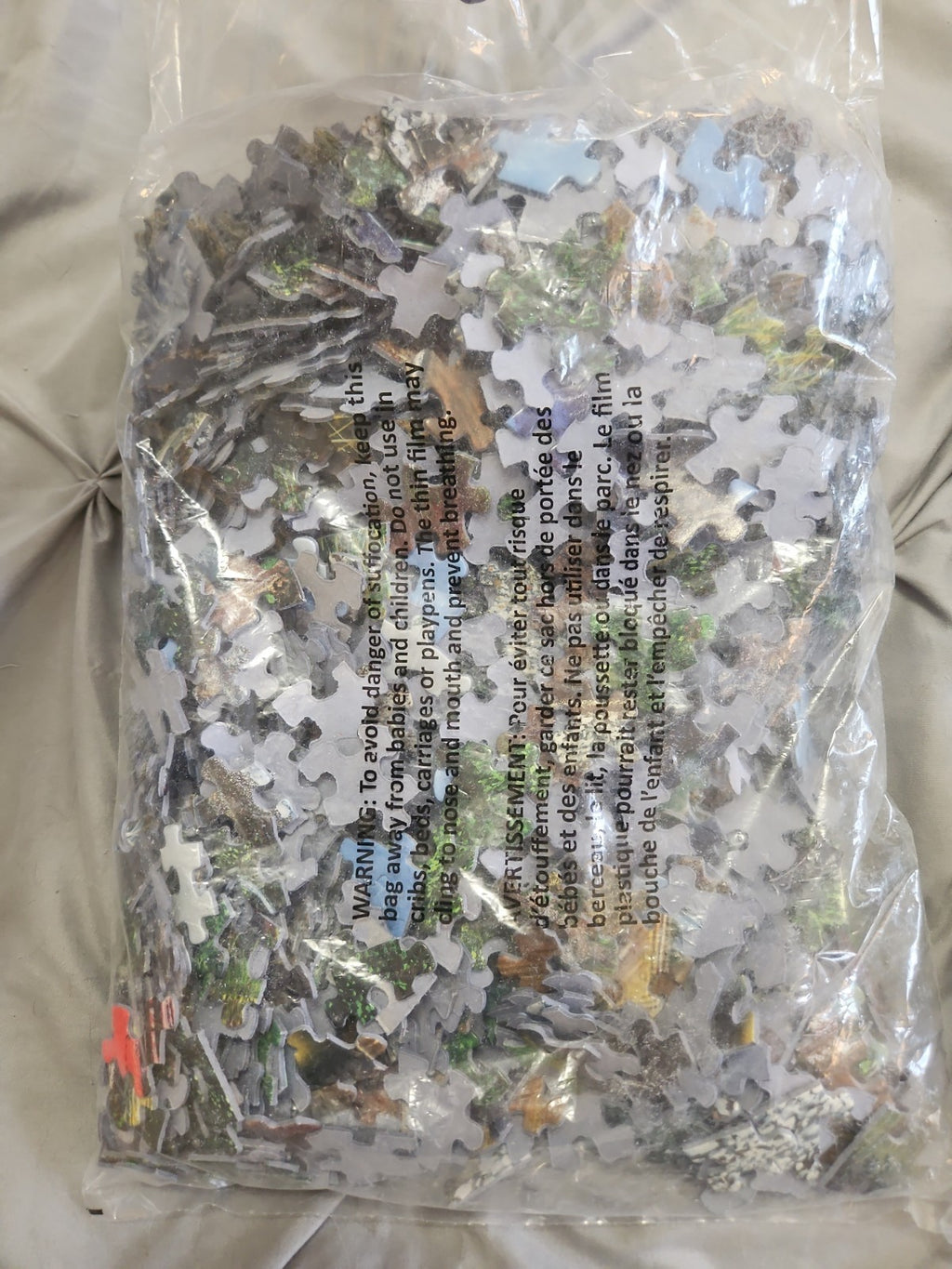 Set of 2 New Sealed 1500pc (Est) Mystery Theme Jigsaw Puzzles (No Box) READ