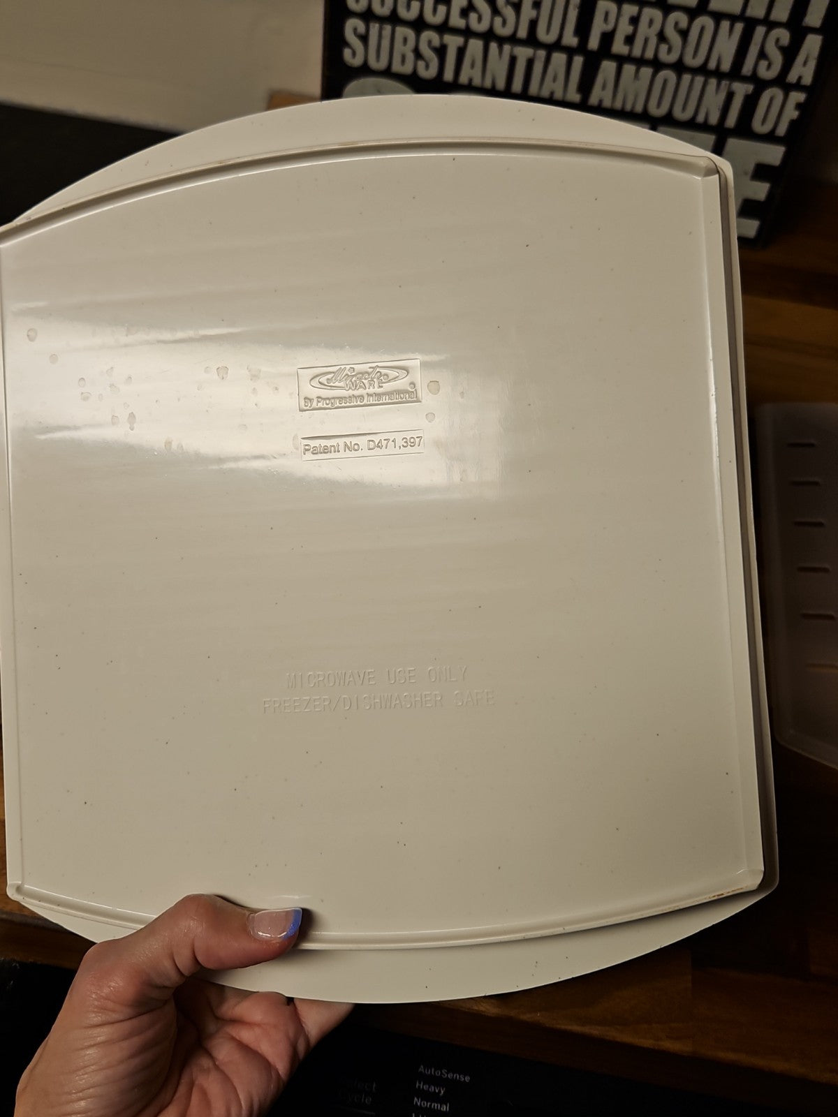 MiracleWare by Progressive Microwave Bacon Tray W Vented Lid 2pc Set D471397