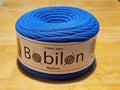 Brand New Roll Of Bobilon Yarn T-shirt Yarn Medium 7-9mm Blue 110 Yards