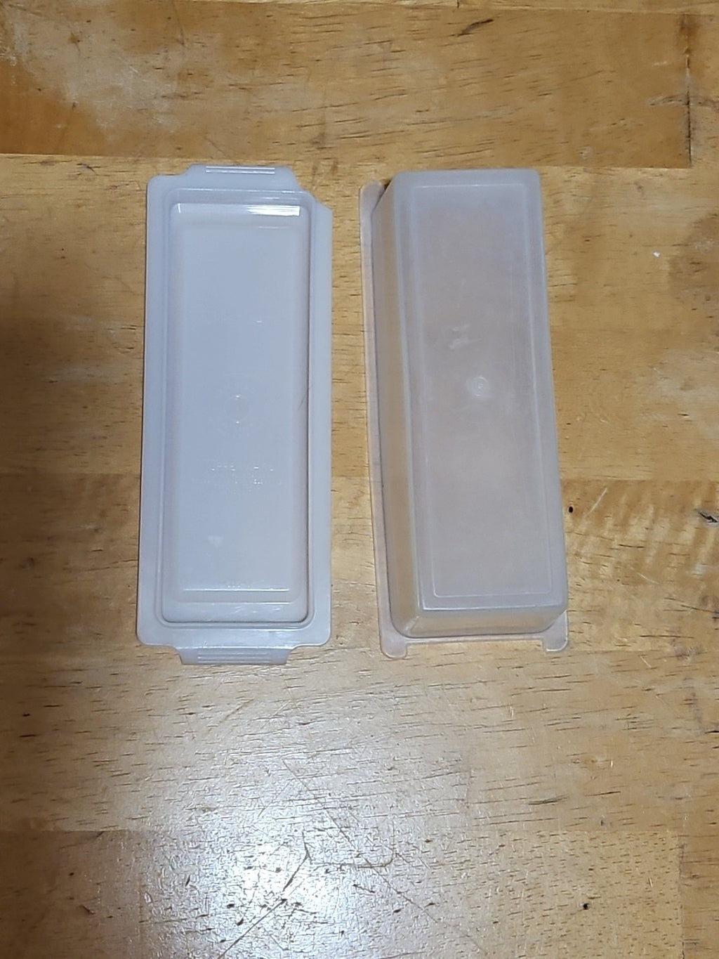 Vintage Tupperware Butter Dish Keeper 637 Top And 636 Bottom