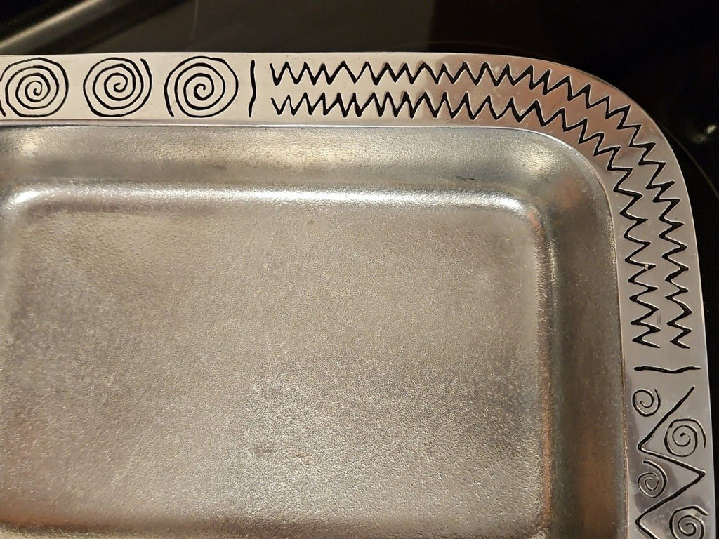 Wilton Armetale "Reggae (Hollowware)" 14 1/2 Inch 2 Qt Baking Dish - Dish Only