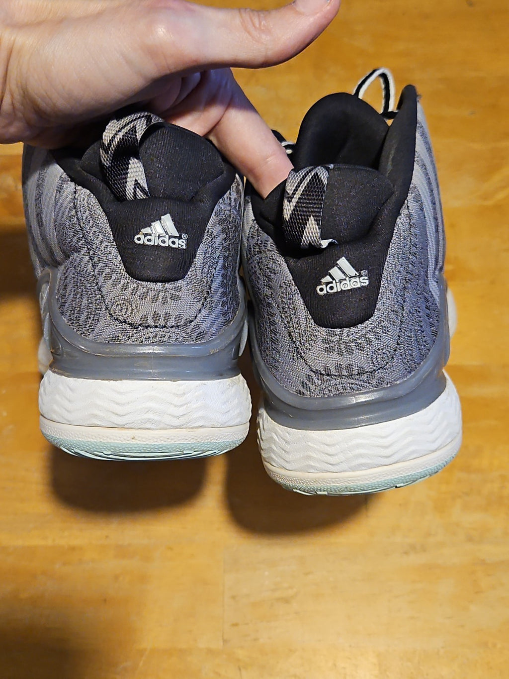 Adidas J Wall 1 Woven Paisley Grey & White Men’s Size 10 Basketball Shoes