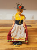 Vintage Eros Doll 750 Germany Traditional Folk Costume Made In Italy Souvenir 7"
