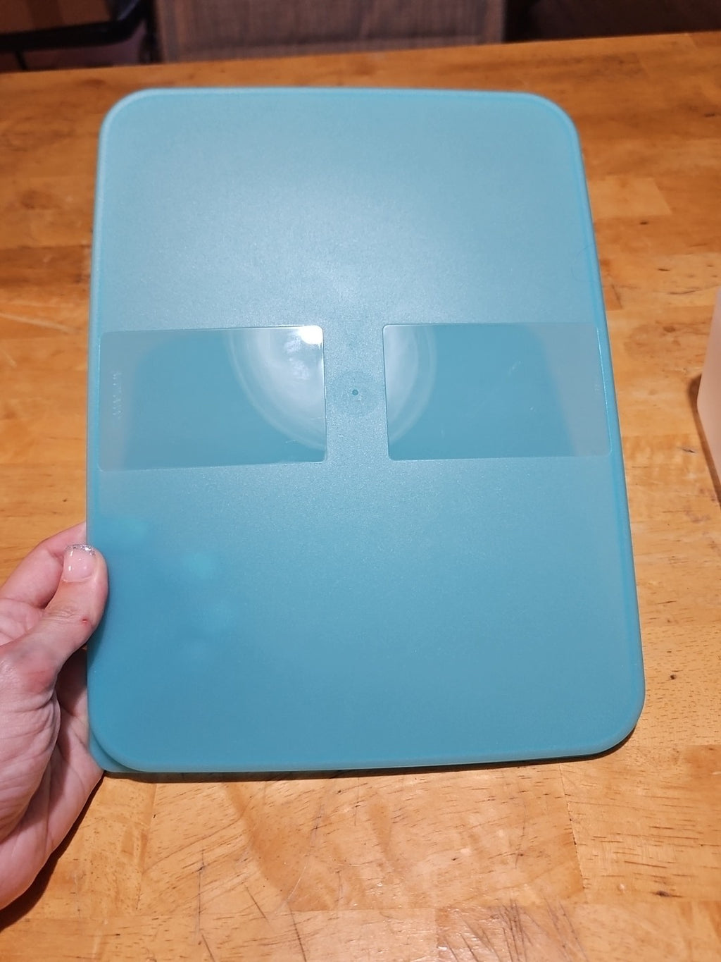 Vintage Tupperware Freezer Mates #2097A W Lid 2095B Turquoise 3.3 L