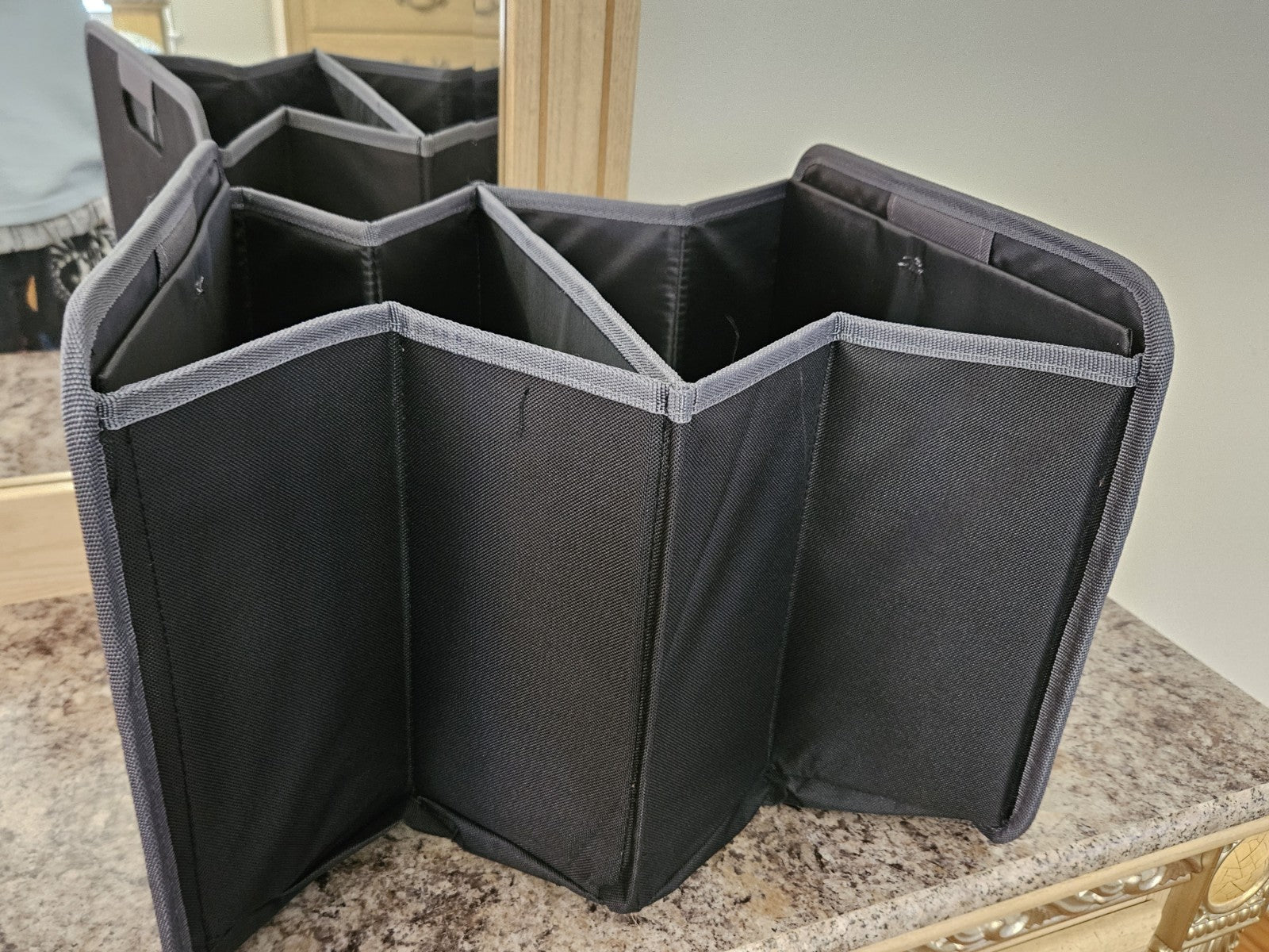 NIP Meori Collapsible Trunk Organizer Portable Double File Organizer Caddy
