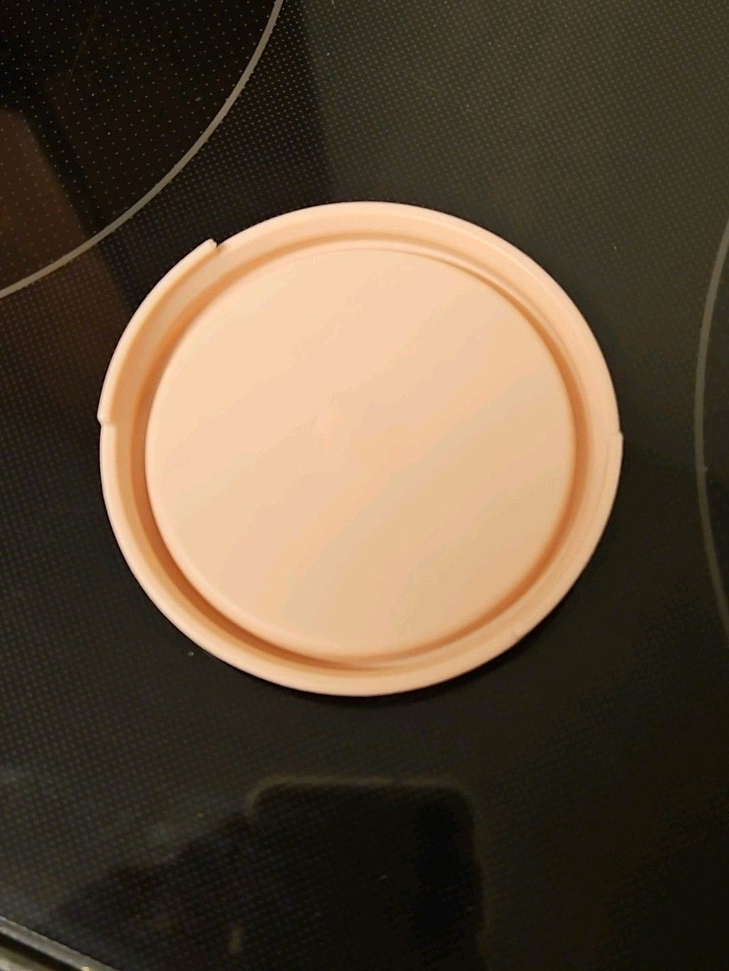 Tupperware Modular Mates 3.5" Round #1607-3 Pink Replacement Lid Vintage