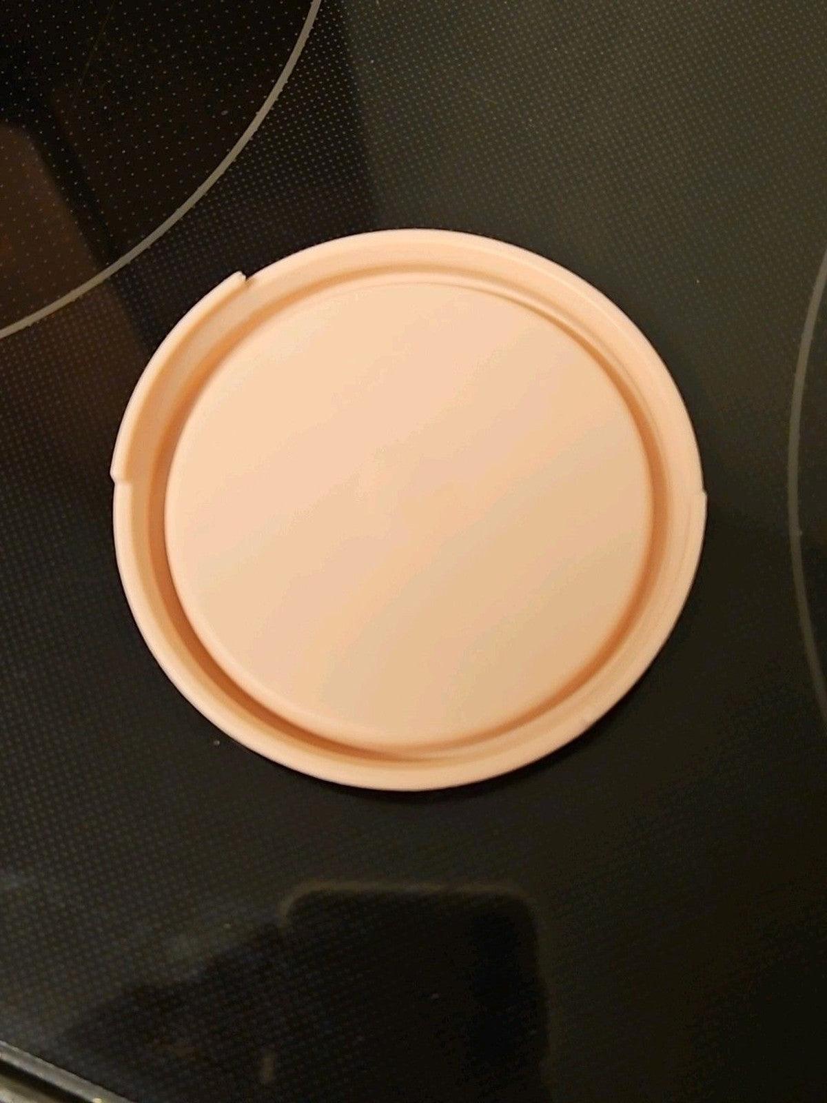 Tupperware Modular Mates 3.5" Round #1607-3 Pink Replacement Lid Vintage