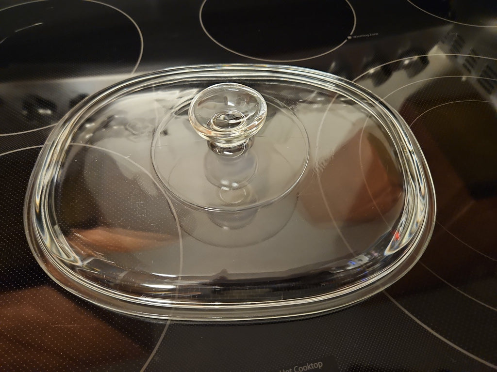 Pyrex DC 1 1/2-C Oval Glass Replacement Lid Cover for 3 Qt. Oval Dish DC-1.5-C