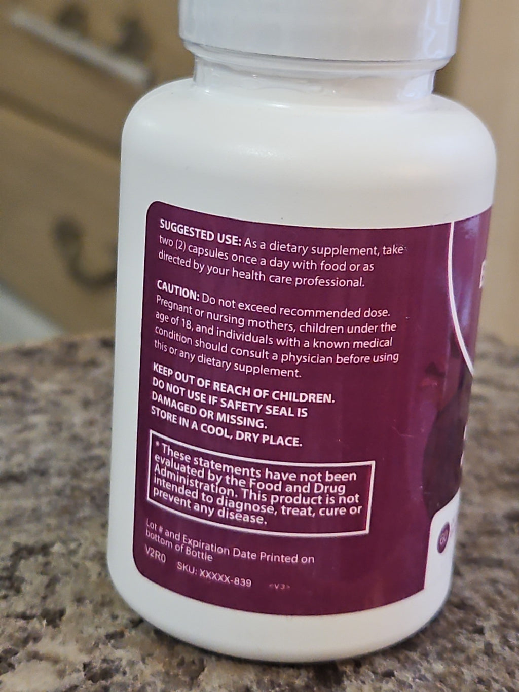 New Sealed Rosabella Beet Root Natural Energy Boost Blood Pressure 60 Capsules