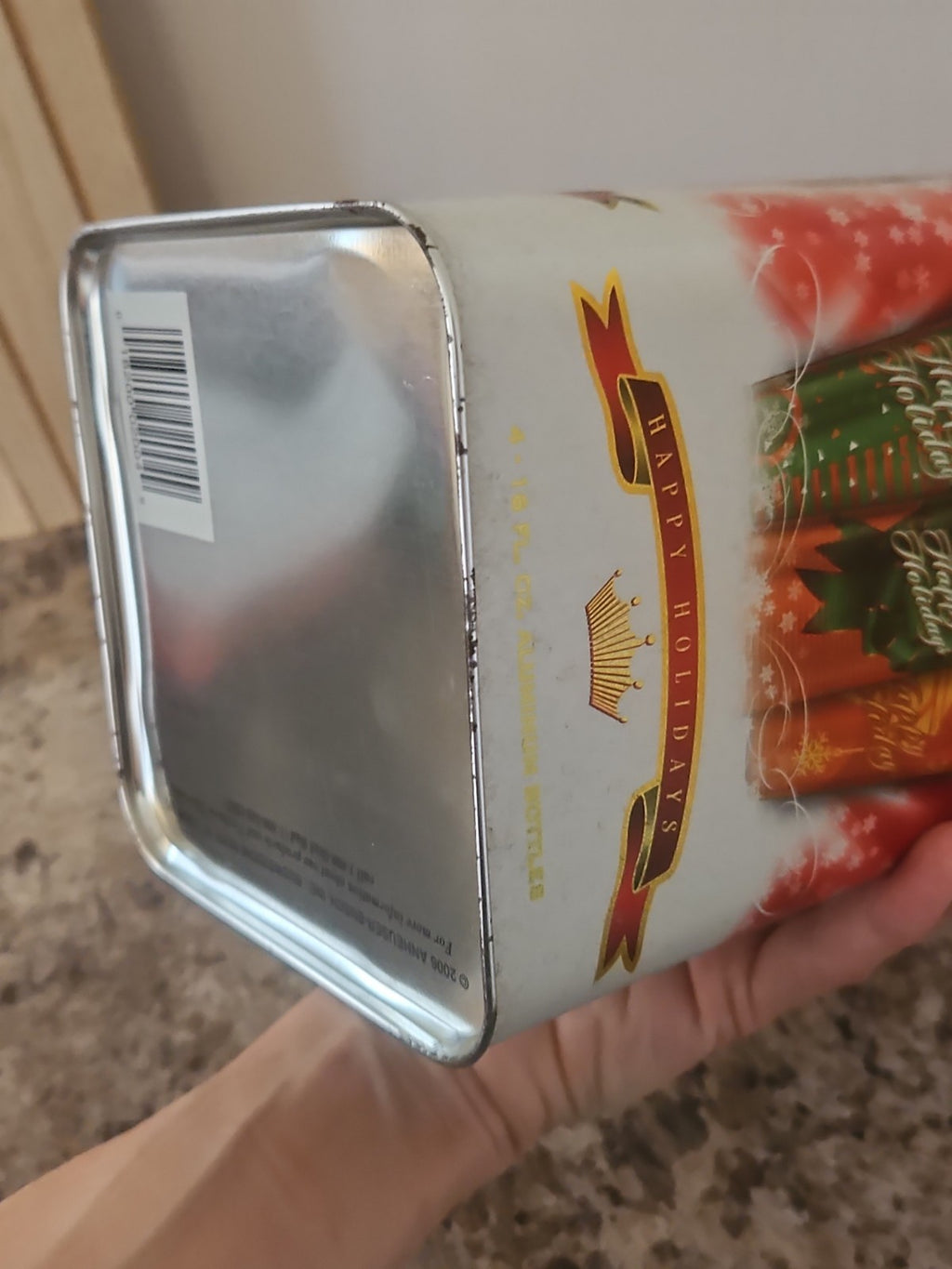 Vintage 2006 Budweiser Beer Limited Edition Holiday Collector Tin Clydesdales