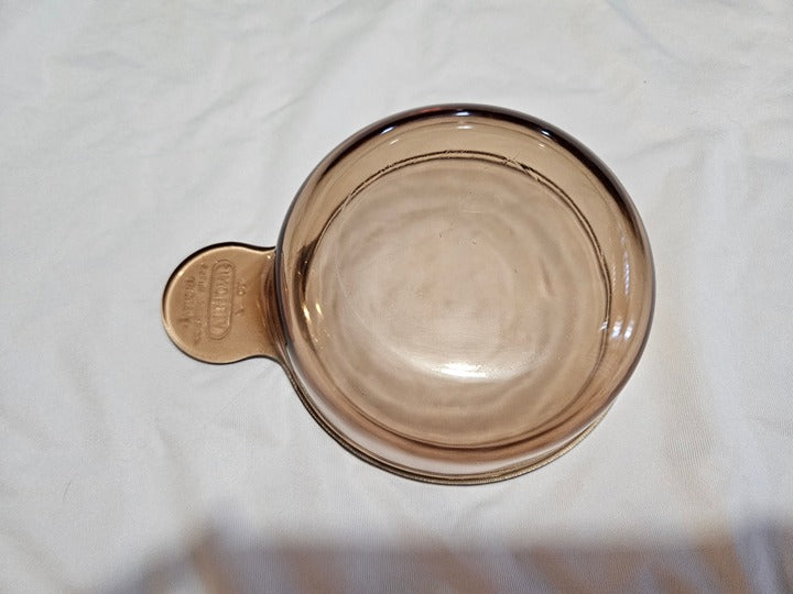 CorningWare Vision Amber Heat N Serve Grab It Bowl V-150-B No Lid
