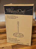 New In Box Retired Pampered Chef Bamboo Grinder Stand #2197 Stand Only