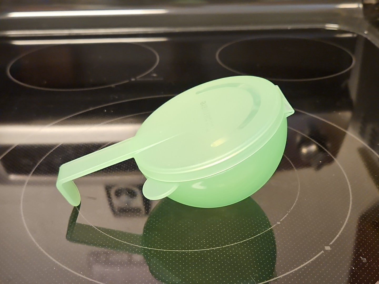 Tupperware Forget Me Not Onion/Tomato/Citrus Hanging Keeper Green 5106A-4