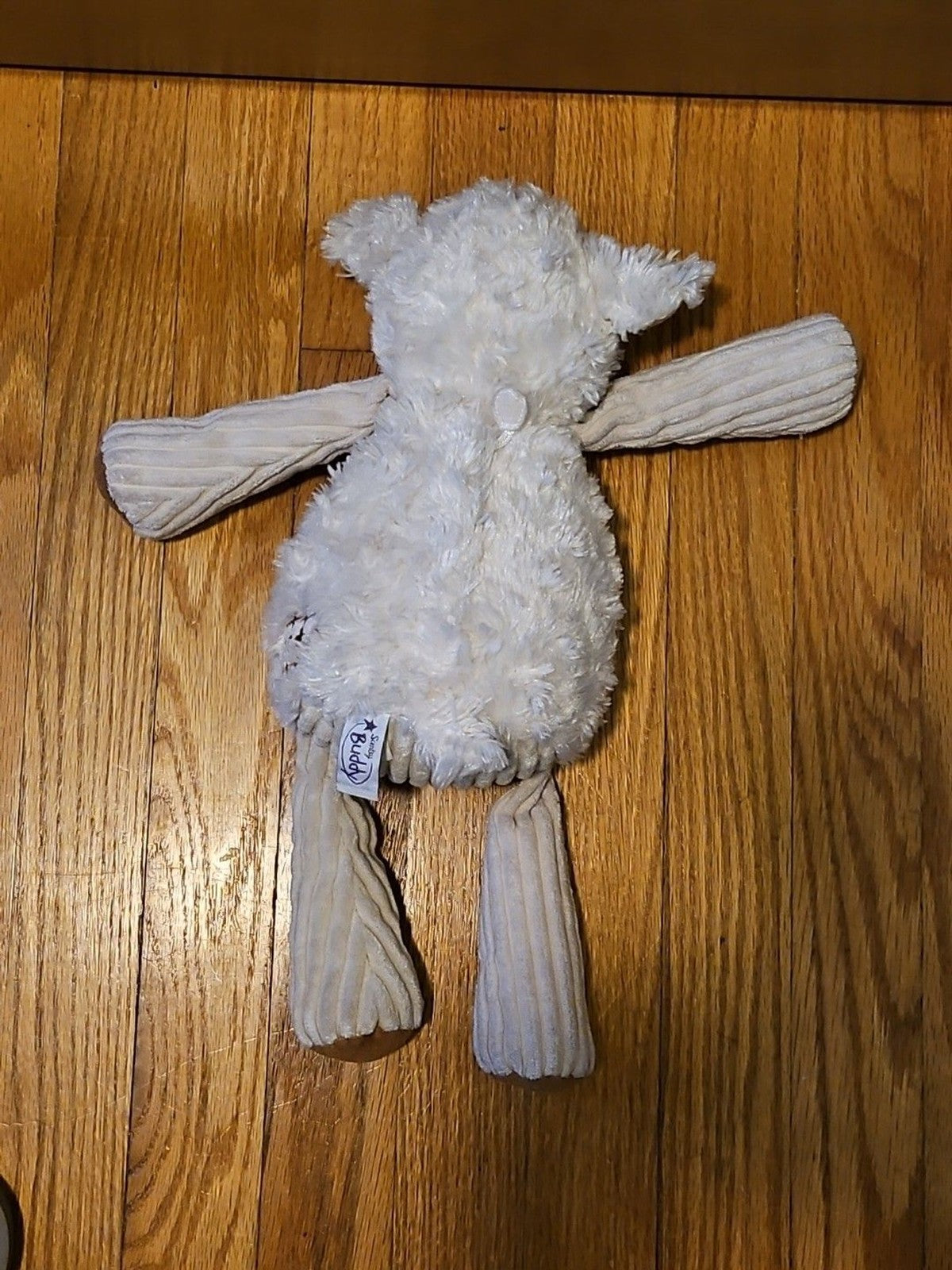 Scentsy Buddy Lenny The Lamb Plush Stuffed Animal Retired Zip Closure