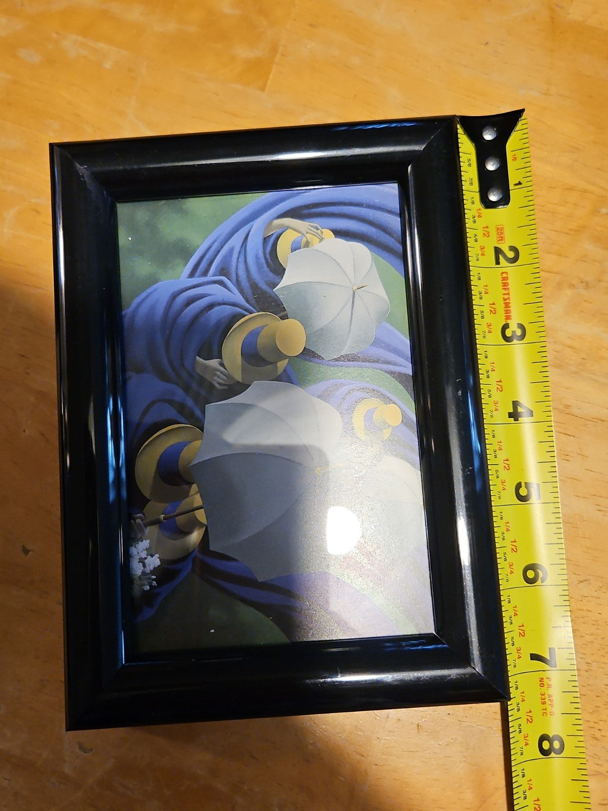 Claude Theberge Vintage Framed Mini Prints Set of 8 Umbrella Surrealist Gallery